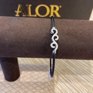 Alor Designer diamond Bangle Bracelet